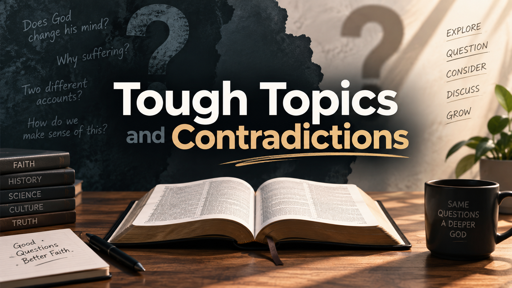 Tough Topics and Contradictions course artwork